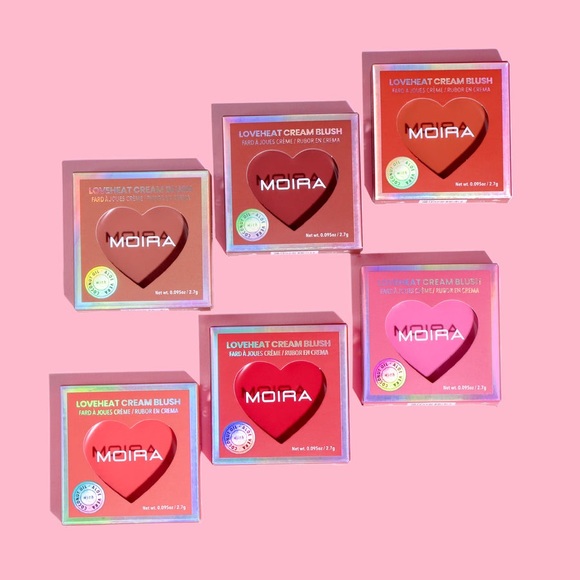 Moira Beauty LoveHeat Cream Blush Lightweigh Vegan Cruelty-Free Makeup - Picture 6 of 6